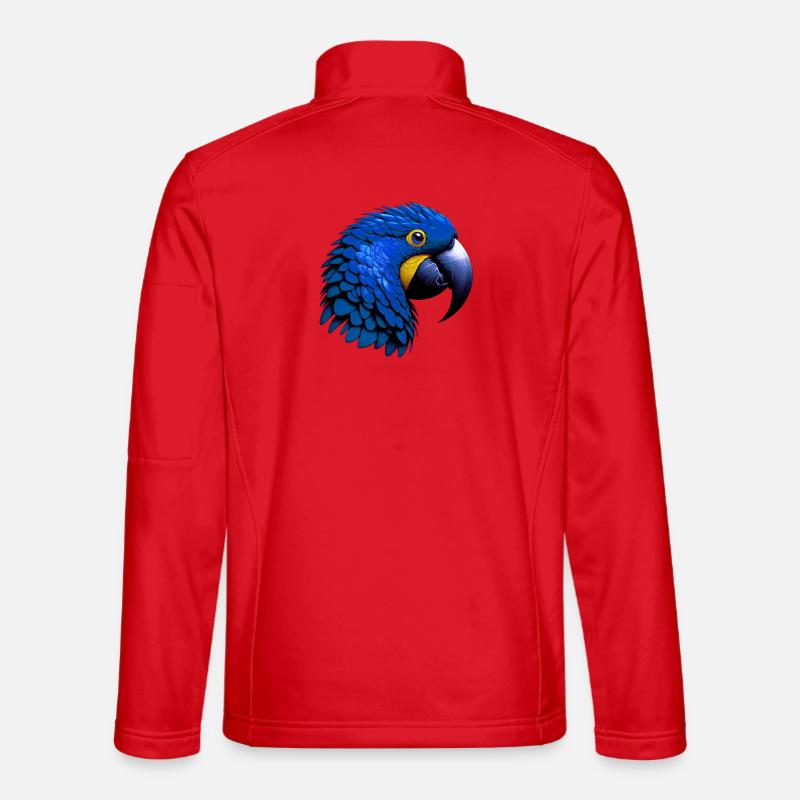 Papagei - Unisex Softshelljacke - Rot