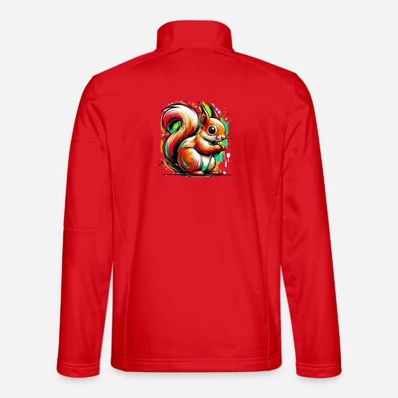 Eichhörnchen - Unisex Softshelljacke - Rot