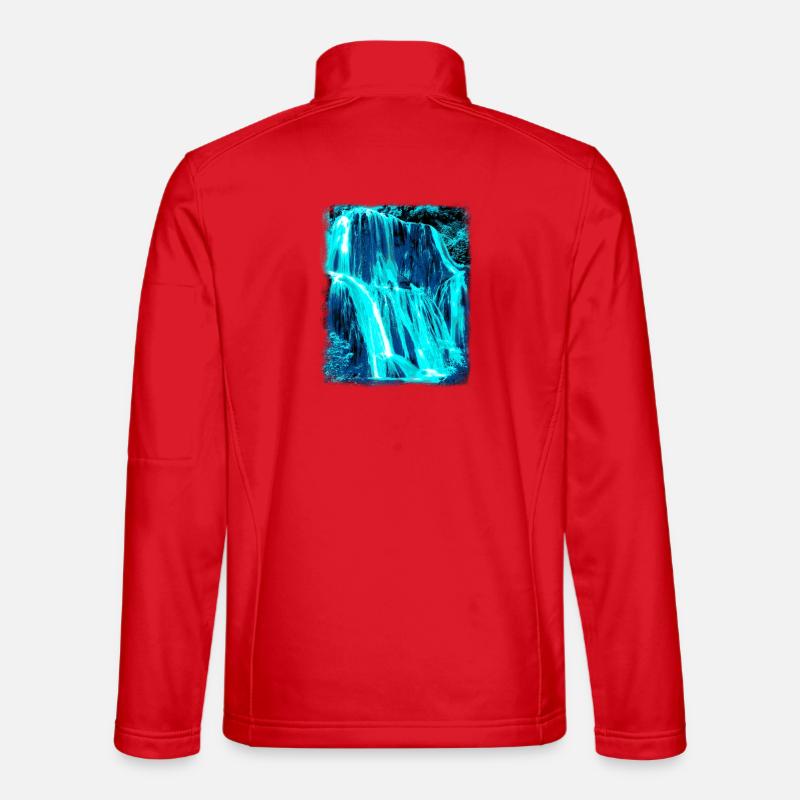 Waterfall - Unisex Softshell Jacket - red