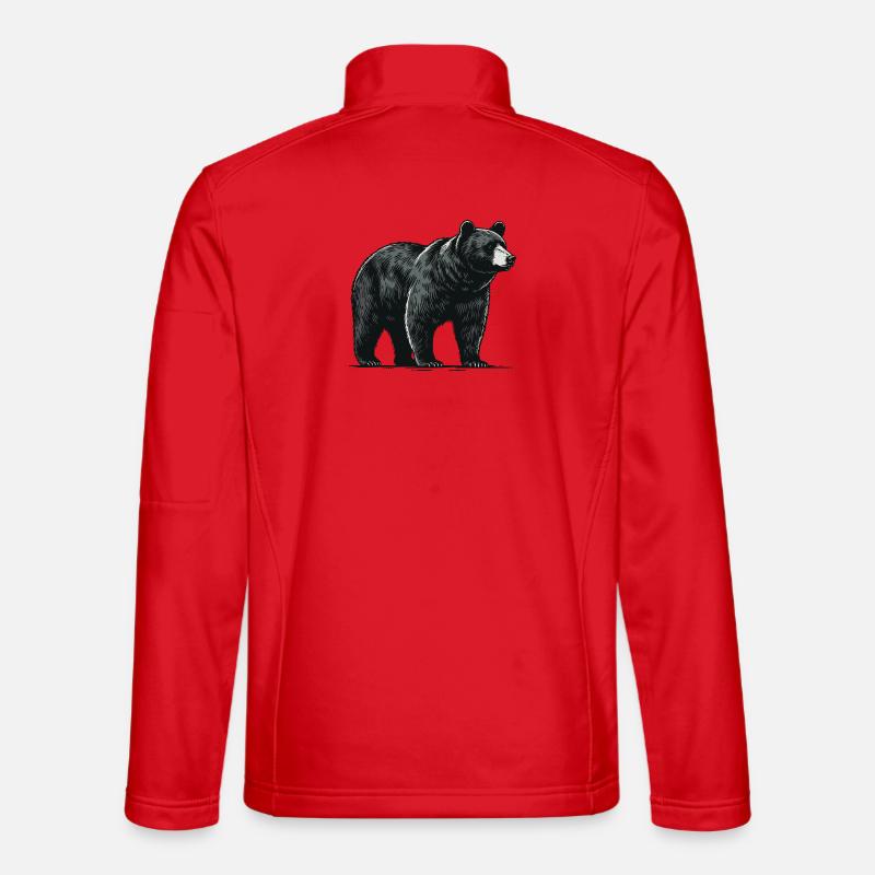 Baribal - Veste en tissu softshell Unisexe - rouge