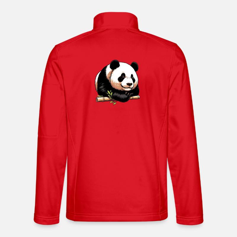 Panda - Unisex Softshell Jacket - red