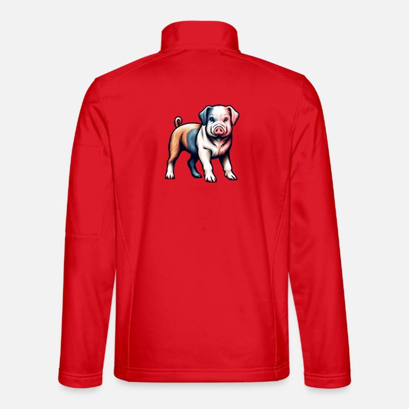Weaker self - Unisex Softshell Jacket - red