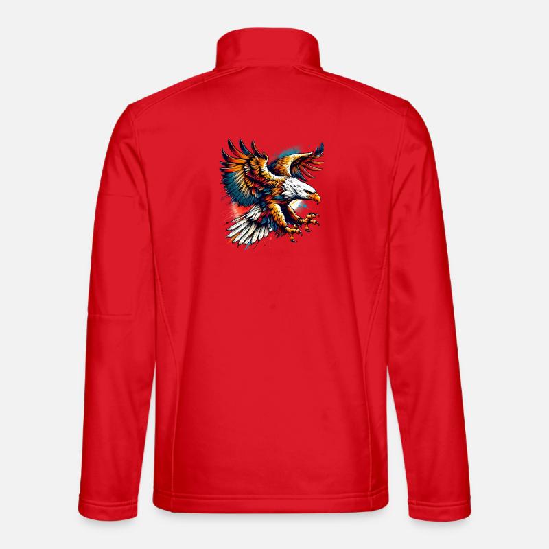 Eagle - Unisex Softshell Jacket - red