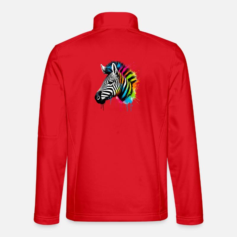 Zebra Unisex Softshelljacke