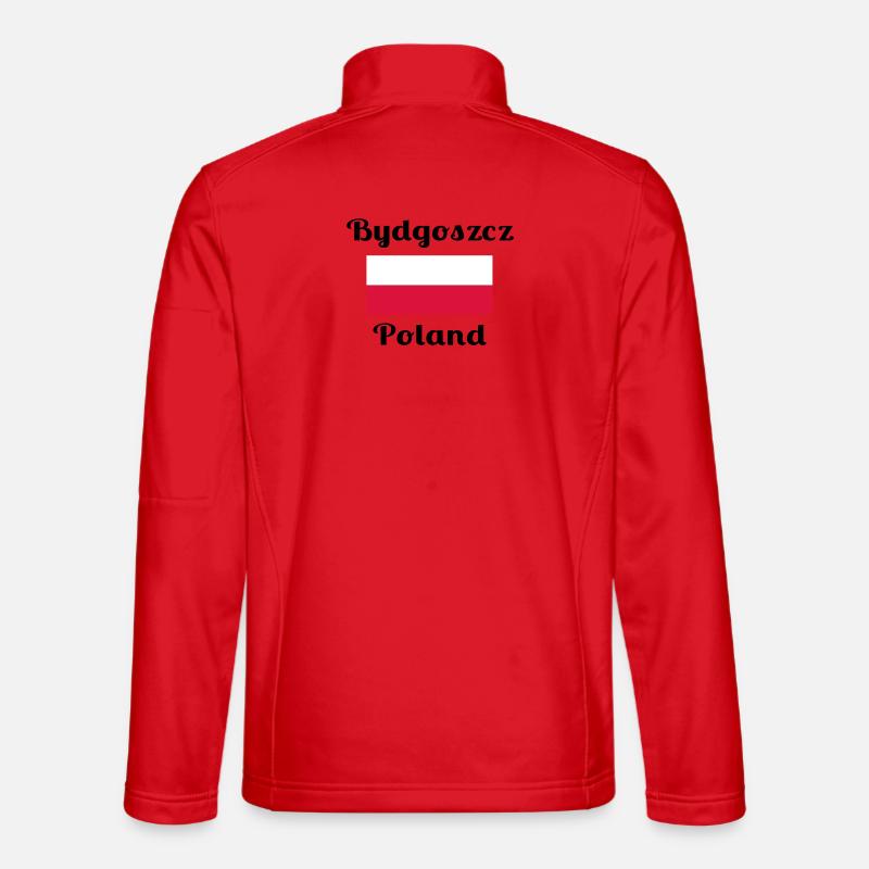 Bydgoszcz Pologne - Imprimés élégants Veste en tissu softshell Unisexe