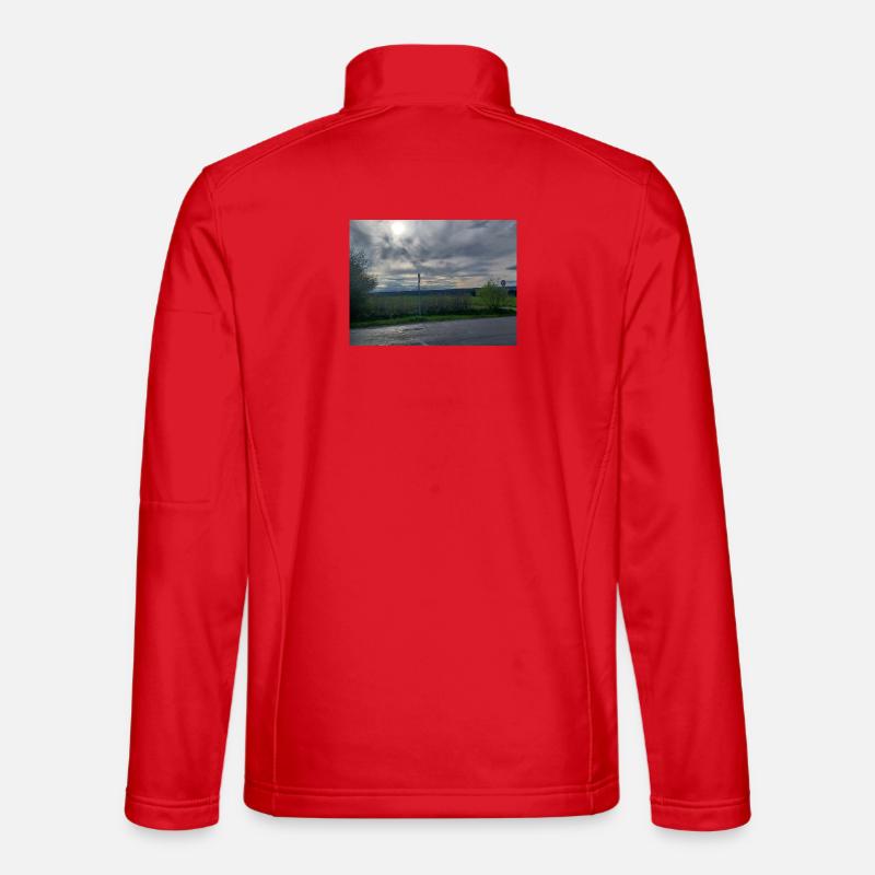 Evening Mood South Germany - Unisex Softshell Jacket - red