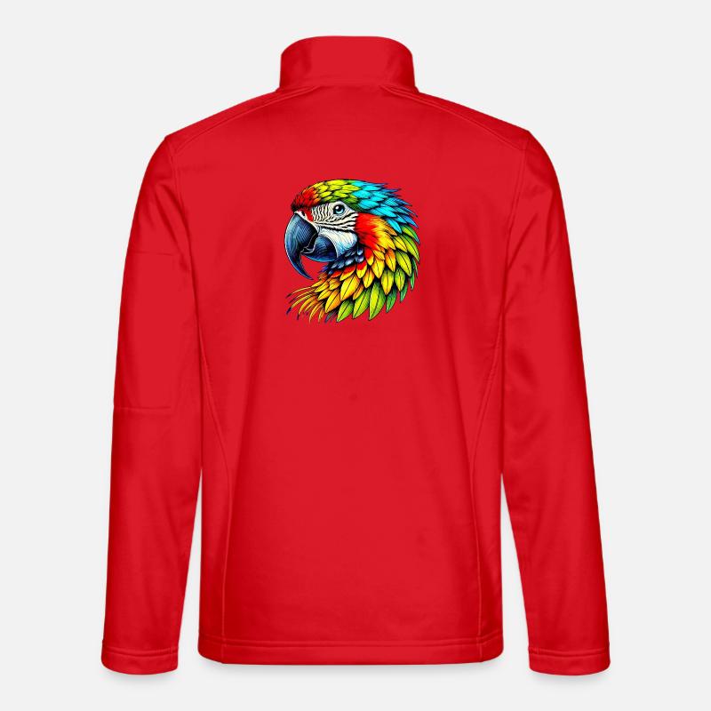 Parrot - Unisex Softshell Jacket - red