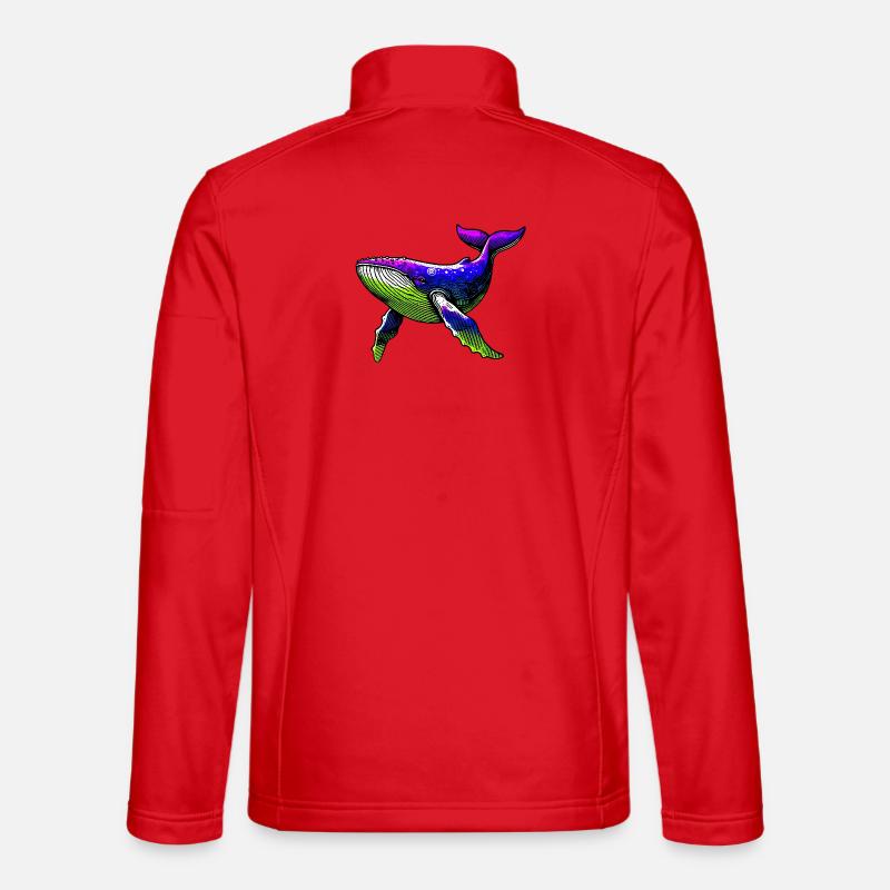 Whale - Unisex Softshell Jacket - red