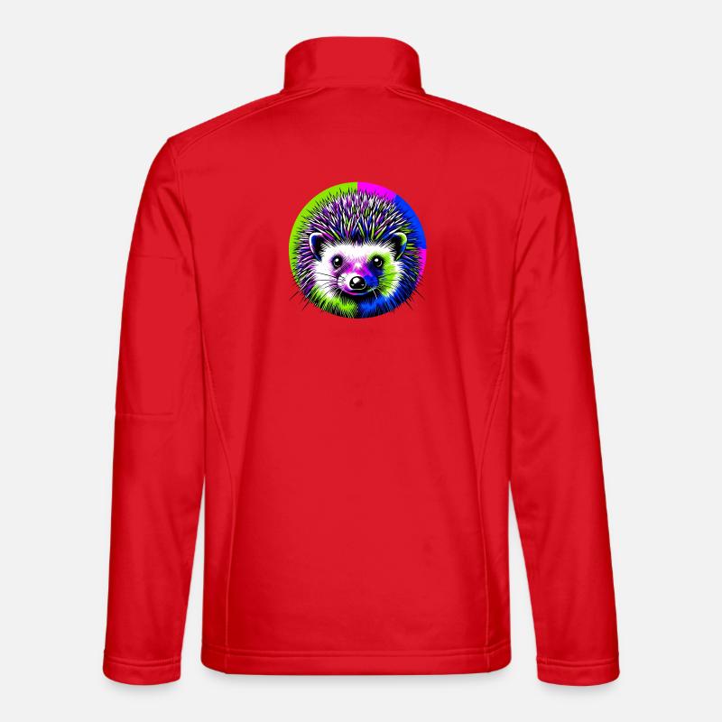 Igel - Unisex Softshelljacke - Rot