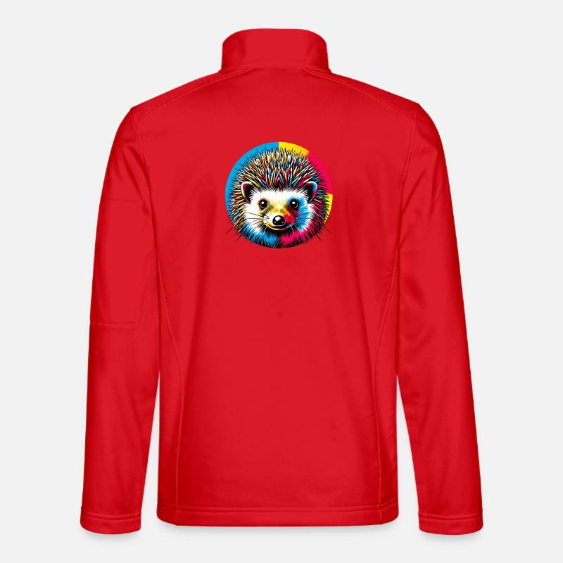 Hérisson Veste en tissu softshell Unisexe