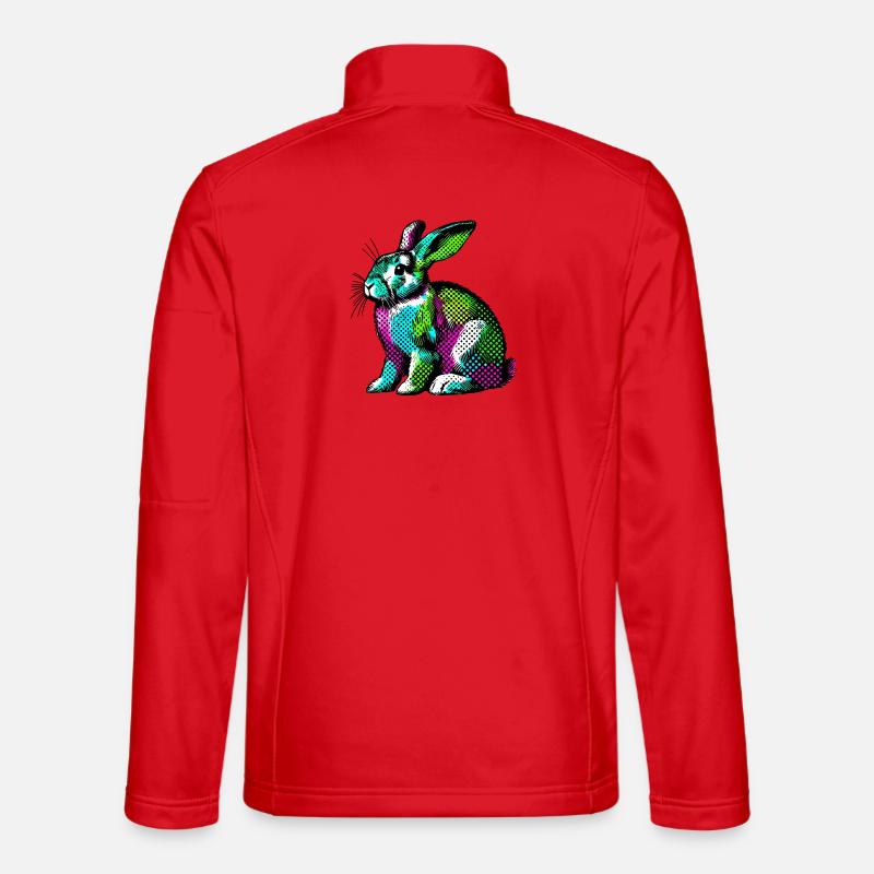 Rabbit - Unisex Softshell Jacket - red