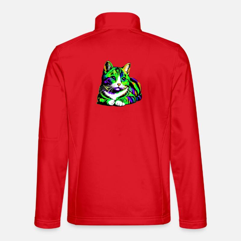 Katze Unisex Softshelljacke
