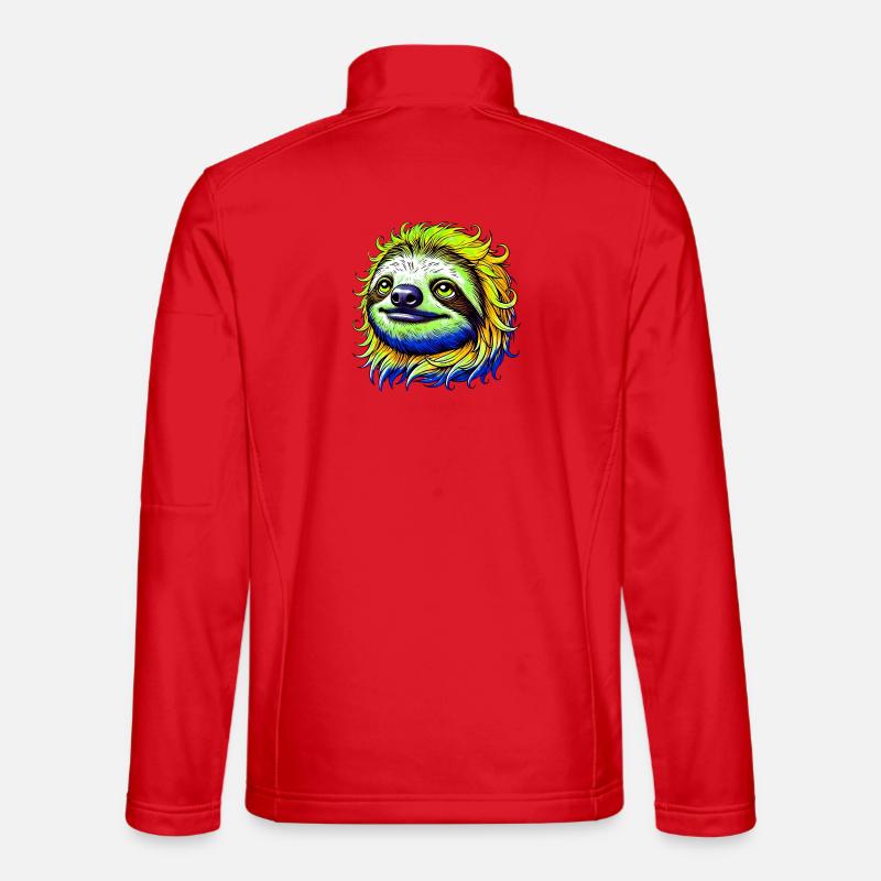 Sloth - Unisex Softshell Jacket - red