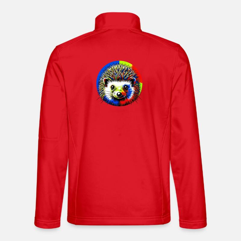 Igel - Unisex Softshelljacke - Rot