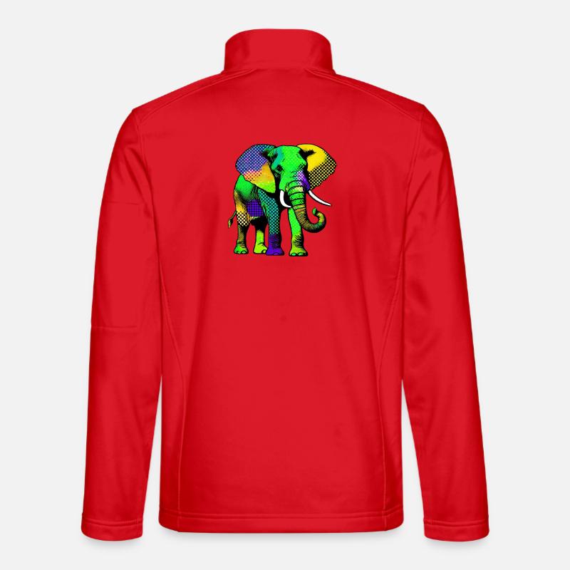 Éléphant Veste en tissu softshell Unisexe