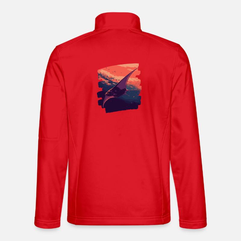 Manta Rochen Retro - Unisex Softshelljacke - Rot