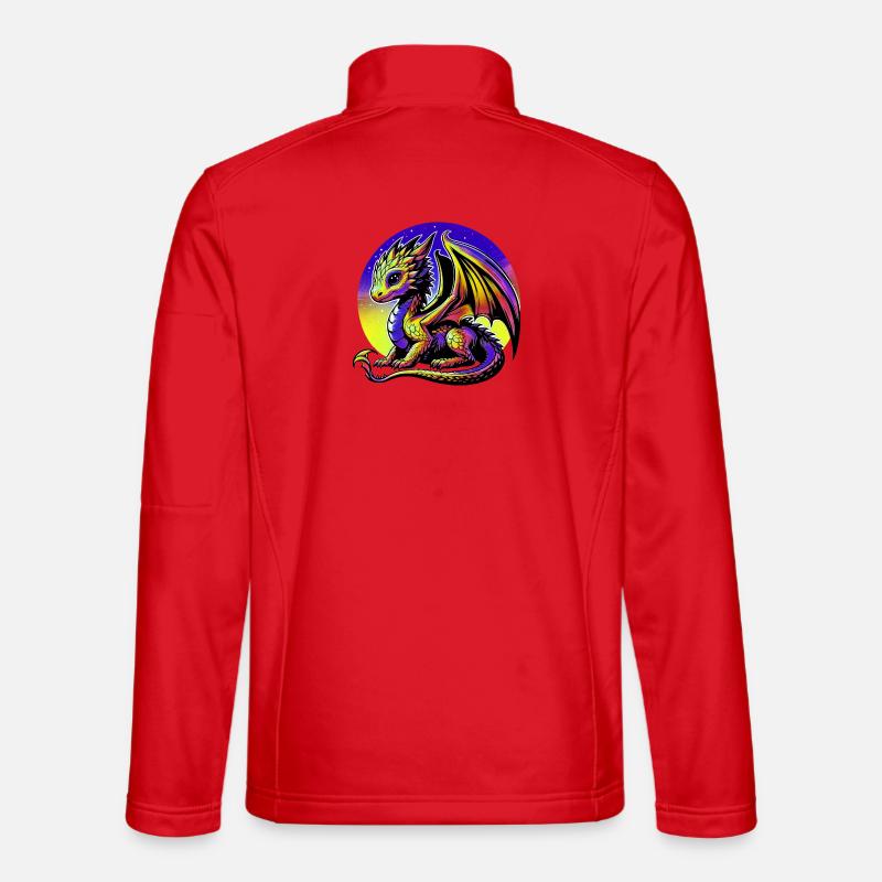 Dragon - Unisex Softshell Jacket - red