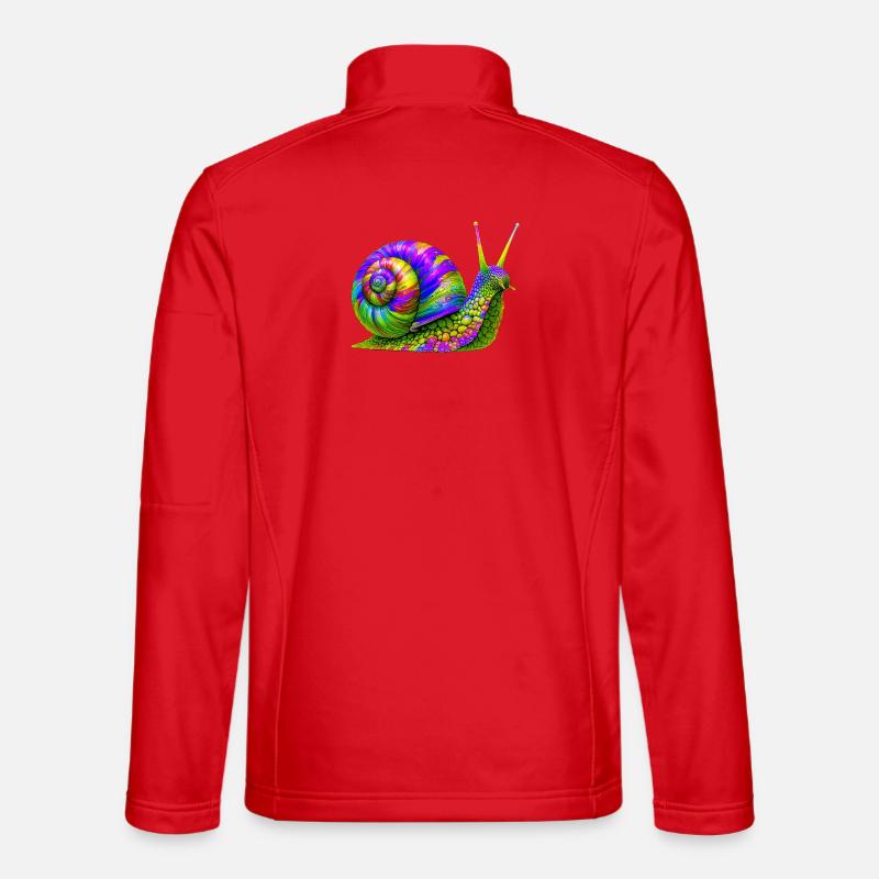 Schnecke - Unisex Softshelljacke - Rot