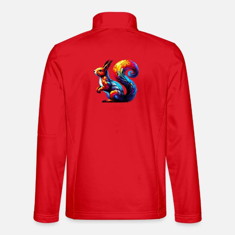 Squirrel - Unisex Softshell Jacket - red