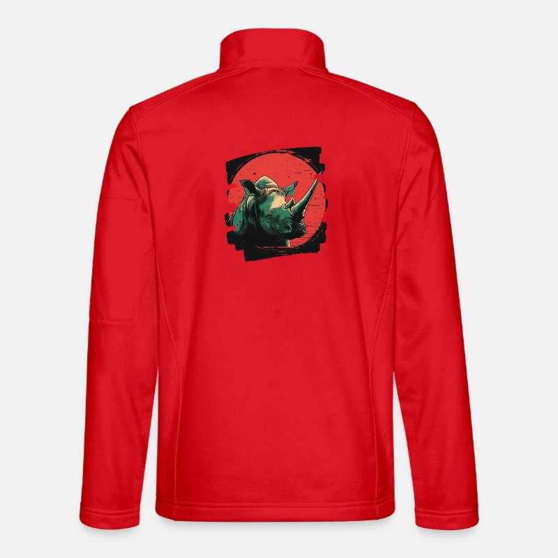 Nashorn - Unisex Softshelljacke - Rot