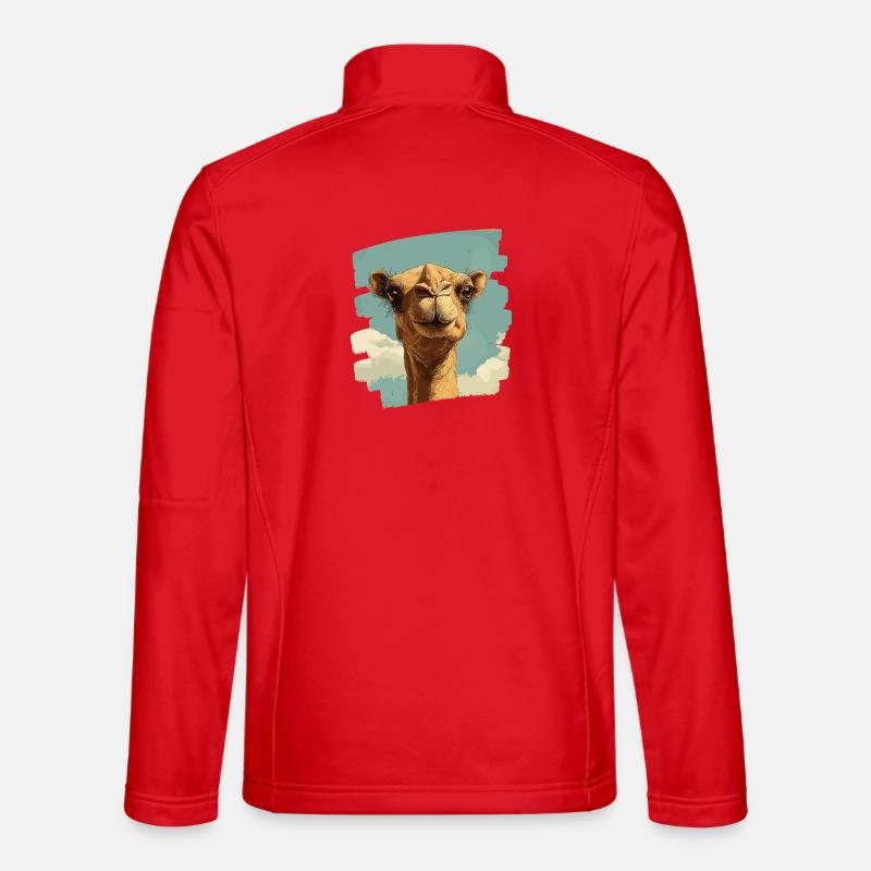 Kamel - Unisex softshelljakke - rød