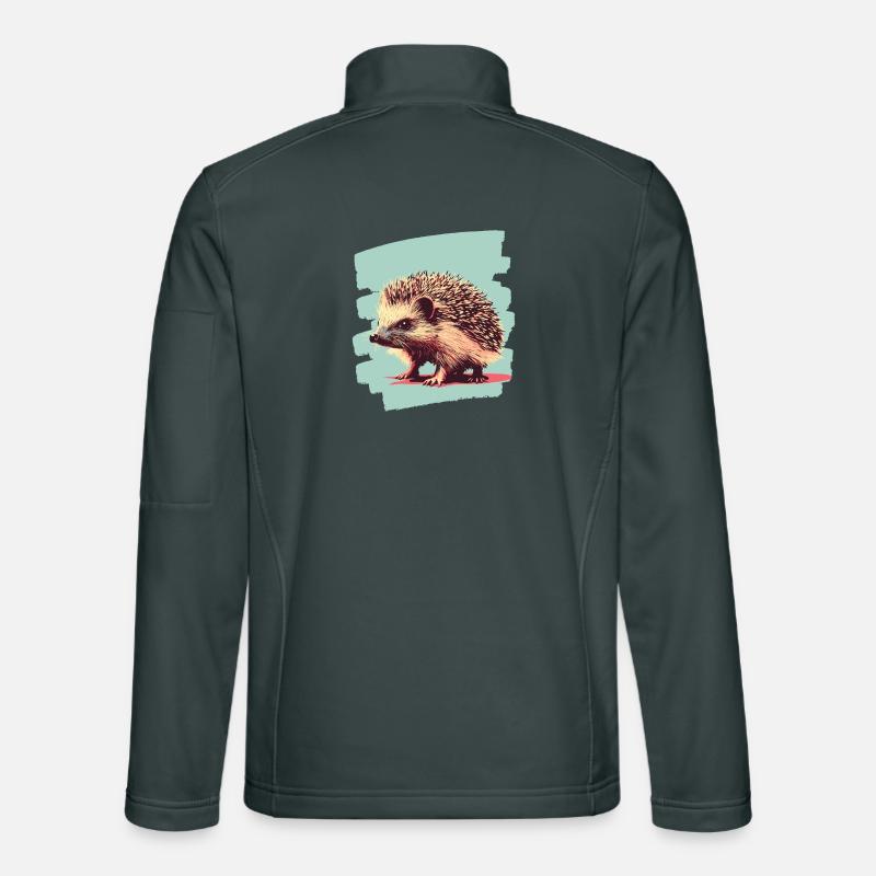 Hérisson Veste en tissu softshell Unisexe
