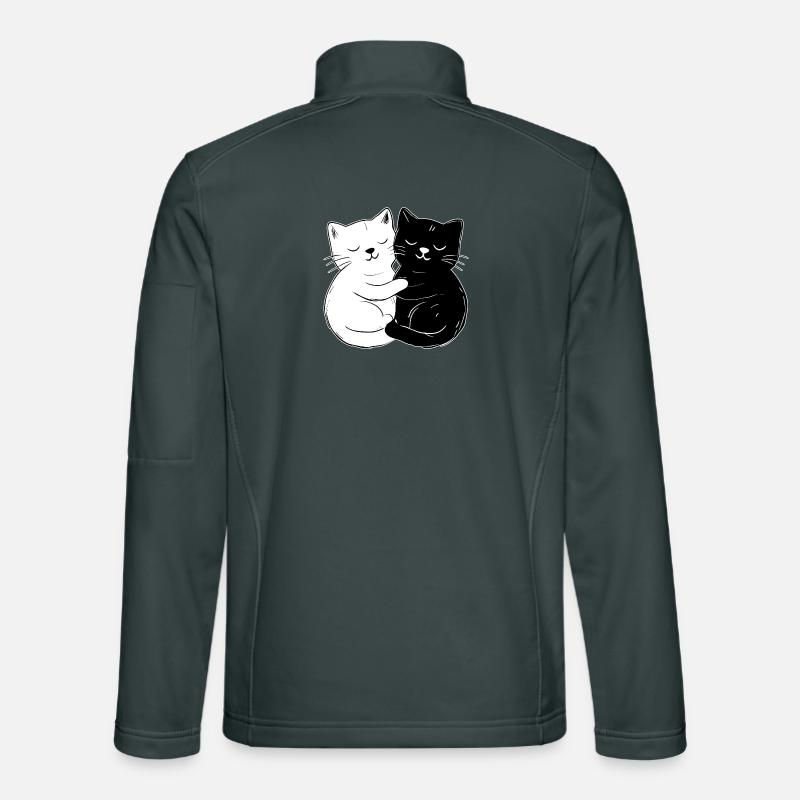 Chats mignons – simples et élégants Veste en tissu softshell Unisexe