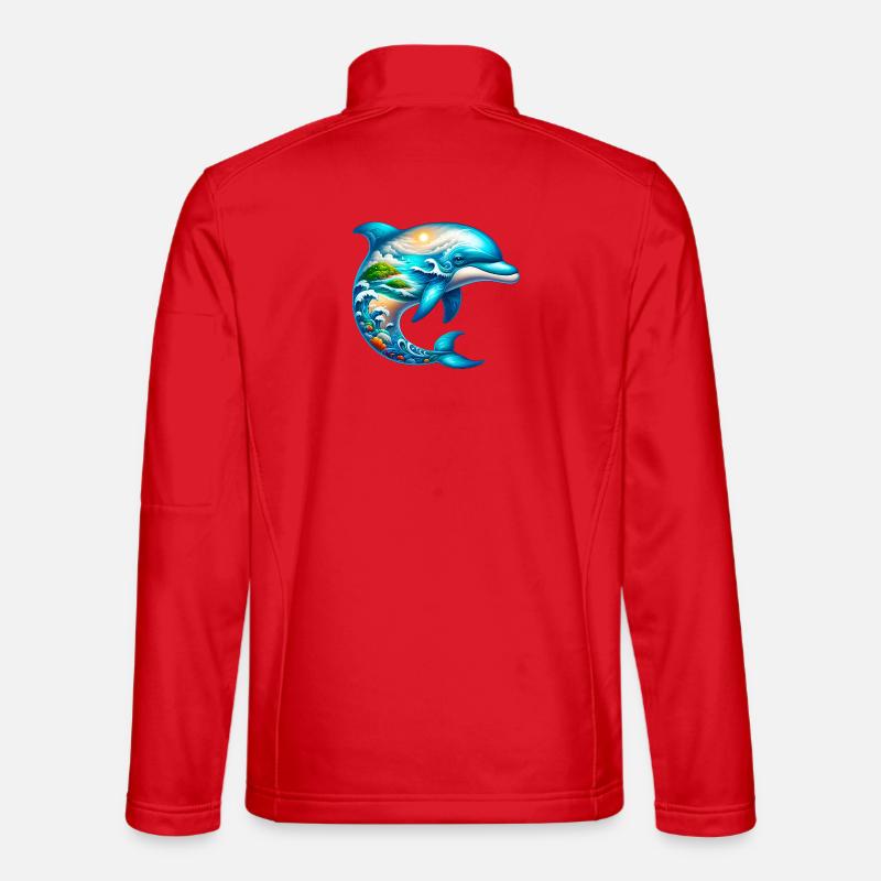 Delfin Unisex Softshelljacke