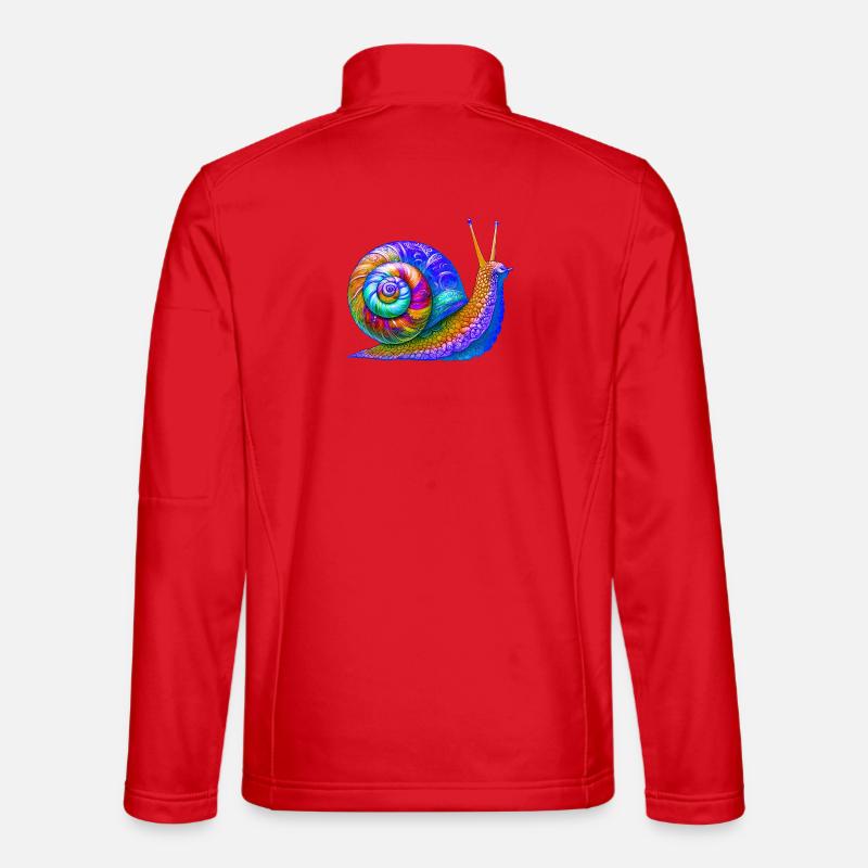 Schnecke - Unisex Softshelljacke - Rot