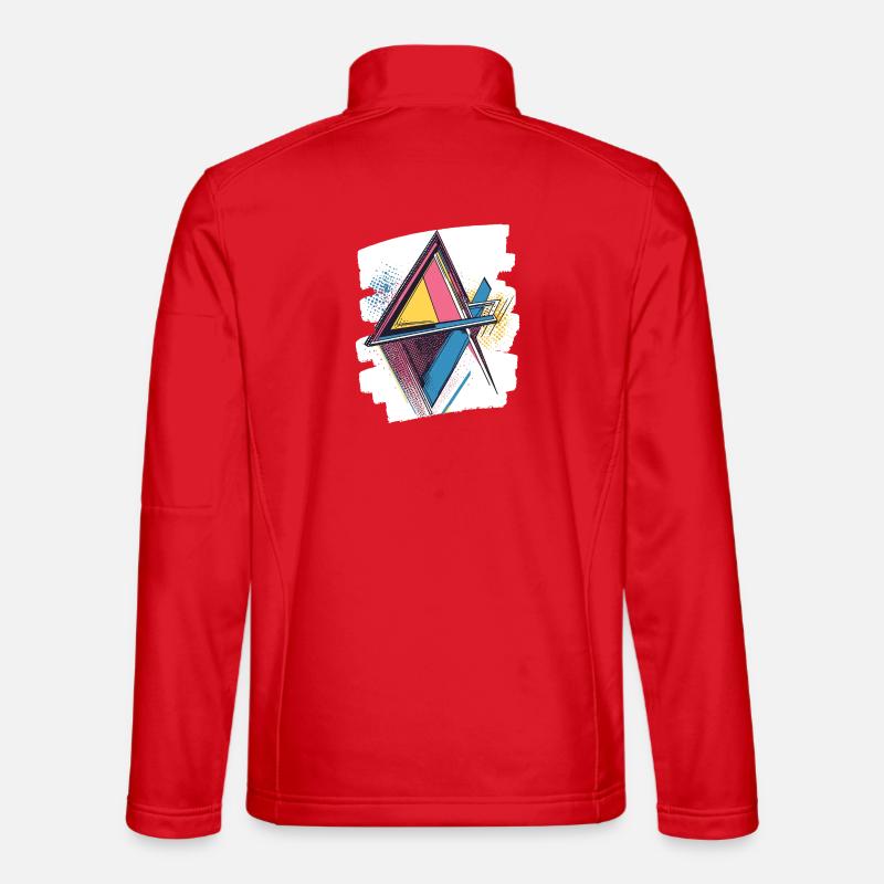 80s - Unisex Softshell Jacket - red