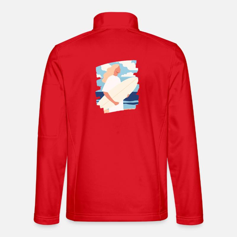 Surfer - Unisex Softshell Jacket - red