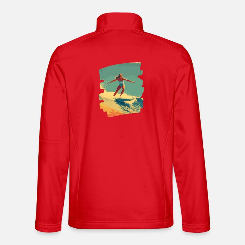 Surfer - Unisex Softshell Jacket - red