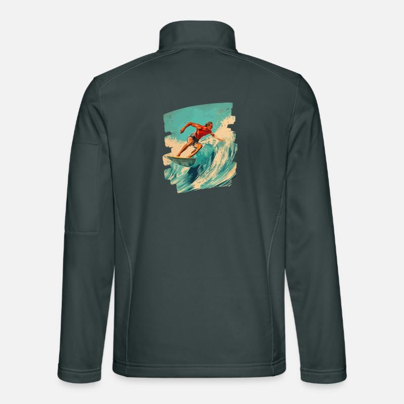 Surfeur Veste en tissu softshell Unisexe