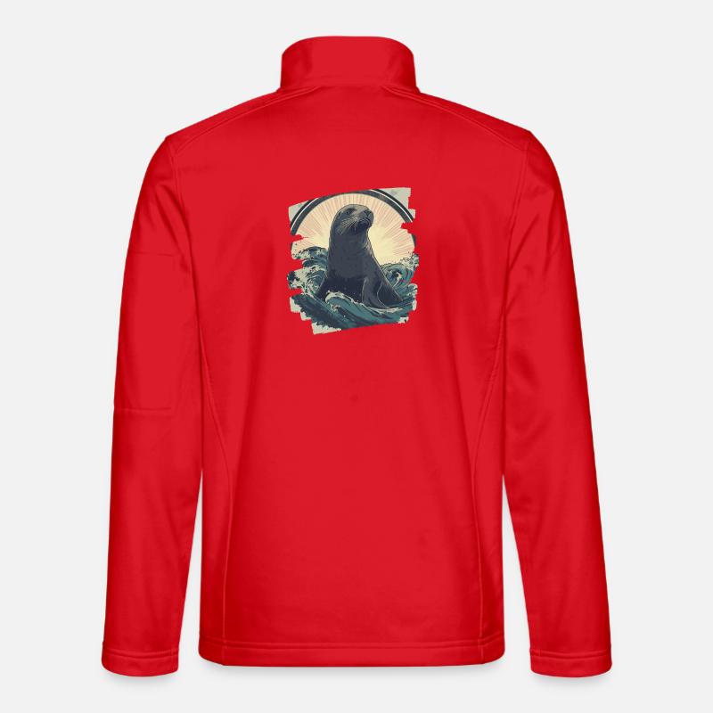 Phoque Veste en tissu softshell Unisexe
