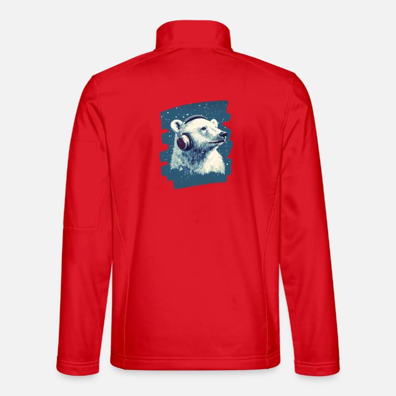 Eisbär - Unisex Softshelljacke - Rot