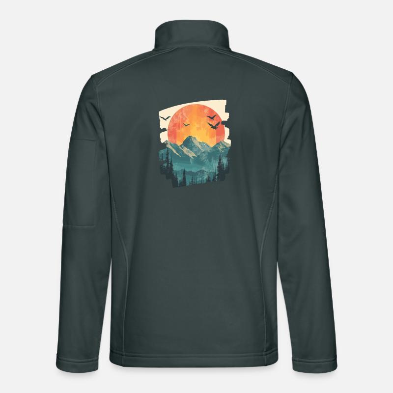 Mountains Unisex Softshell Jacket
