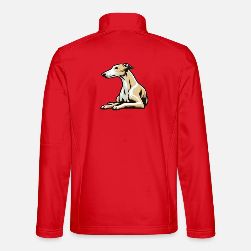 Greyhound - Unisex Softshell Jacket - red