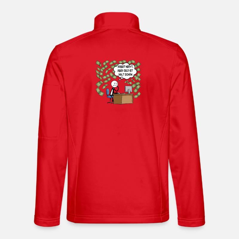 Arbeit nervt Unisex Softshelljacke