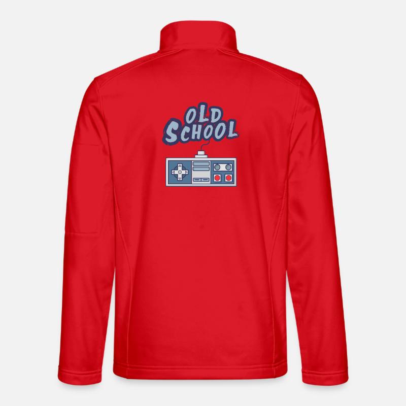 Old school - Unisex Softshell Jacket - red