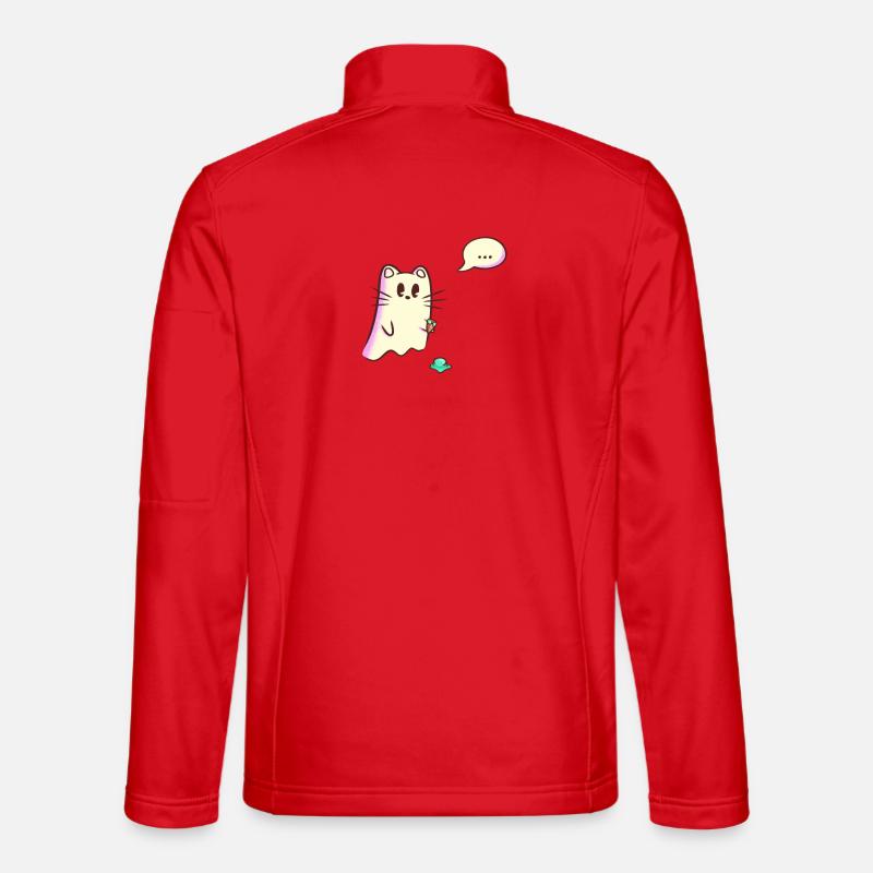 Ghost Cat Drops - Oops Unisex Softshell Jacket