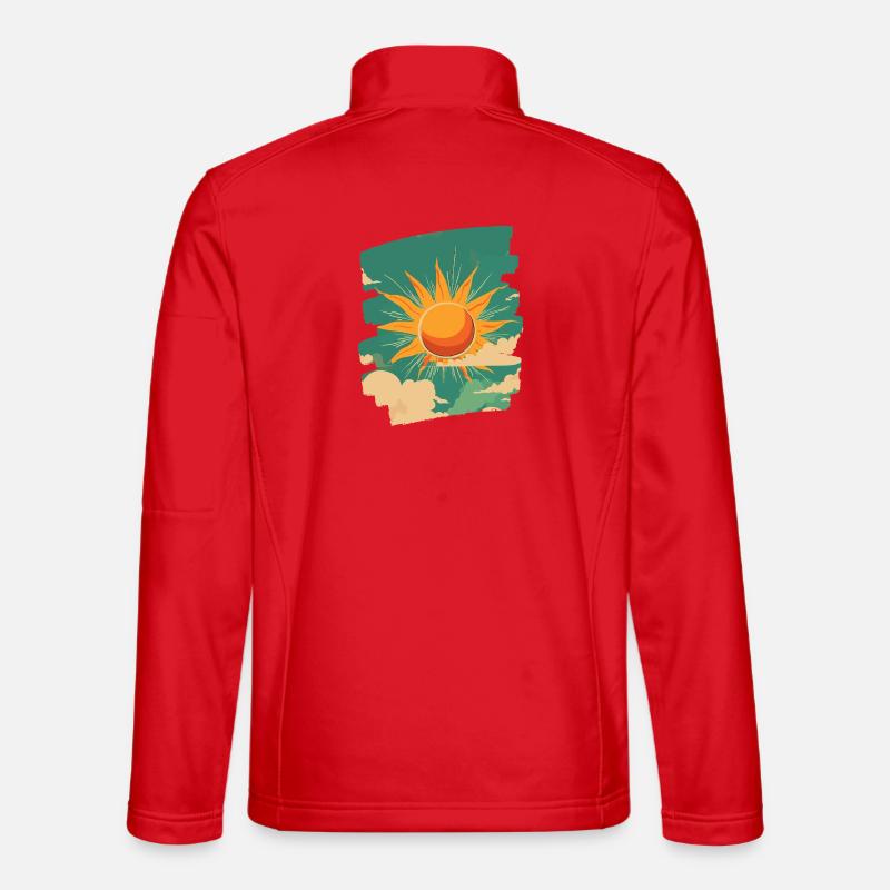 Sommer Sonne - Unisex Softshelljacke - Rot