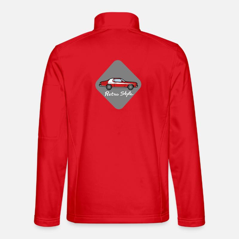 Retro style Unisex Softshell Jacket