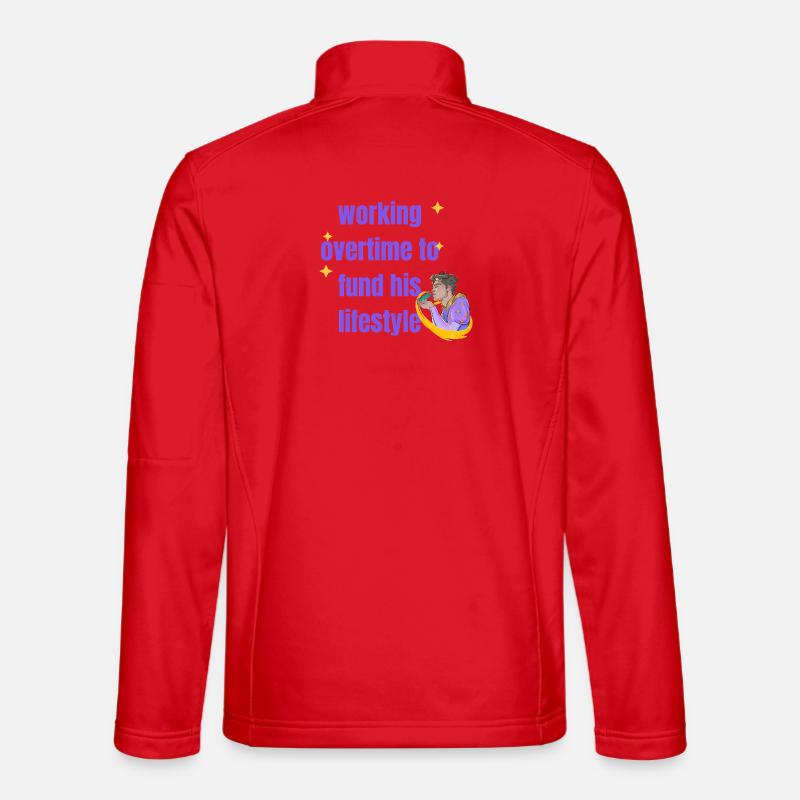my bfs taste aint cheap - Unisex Softshell Jacket - red