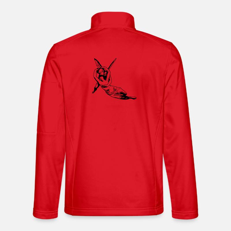 Cupidon et Psyché Veste en tissu softshell Unisexe