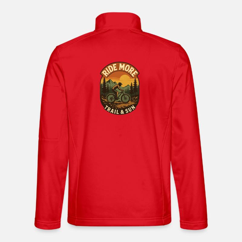 Fahrrad Radfahrer - Unisex Softshelljacke - Rot