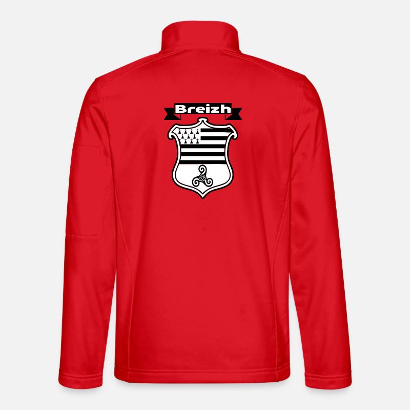 Breizh - Unisex Softshell Jacket - red