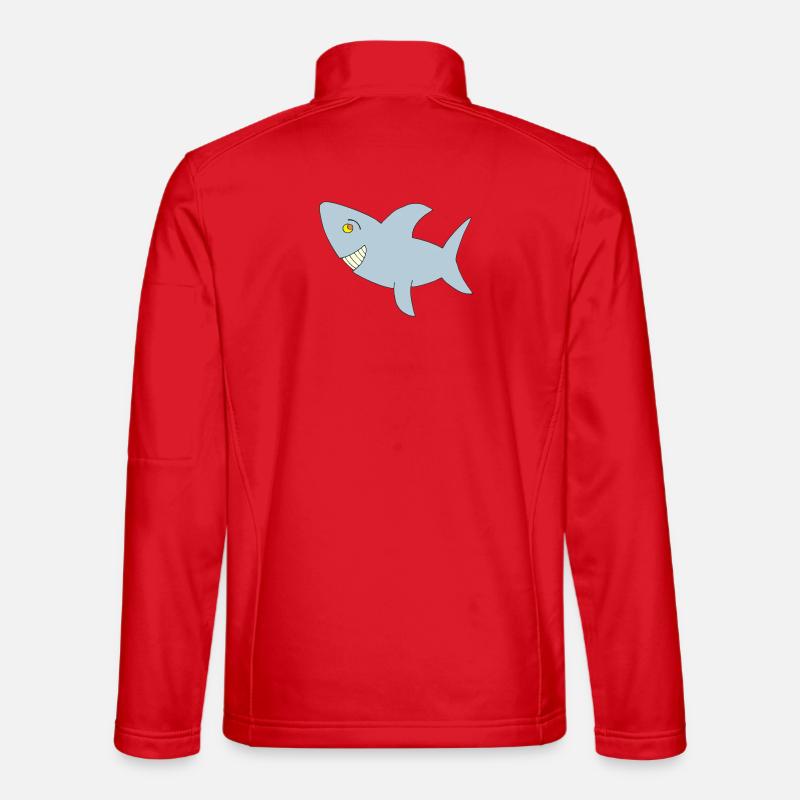 haifisch big one - Unisex Softshelljacke - Rot
