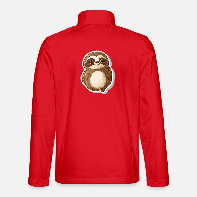 Sloth - Unisex Softshell Jacket - red
