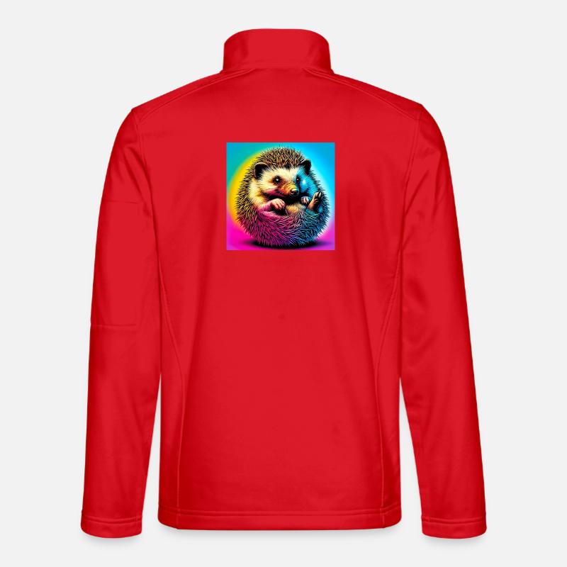 Igel - Unisex Softshelljacke - Rot