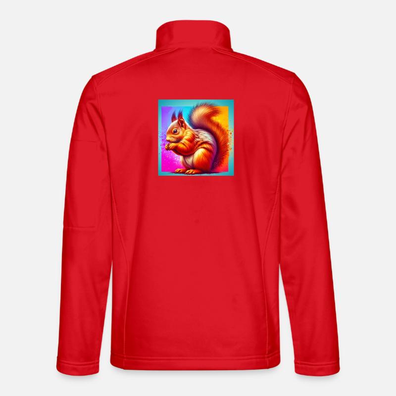 Eichhörnchen - Unisex Softshelljacke - Rot